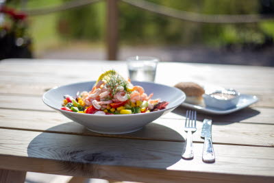 Sallad vid Golfkrogen